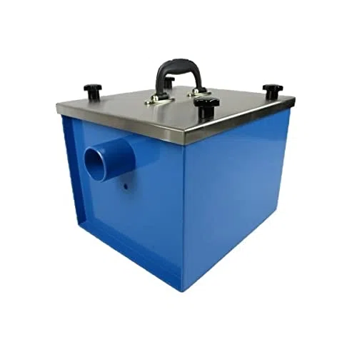 HEPA-Filterbox inklusive HEPA H13 Schwebstofffilter-Patrone | 50mm Schlauchanschluss beidseitig | Made in Germany (mit HEPA H13 Filterpatrone)