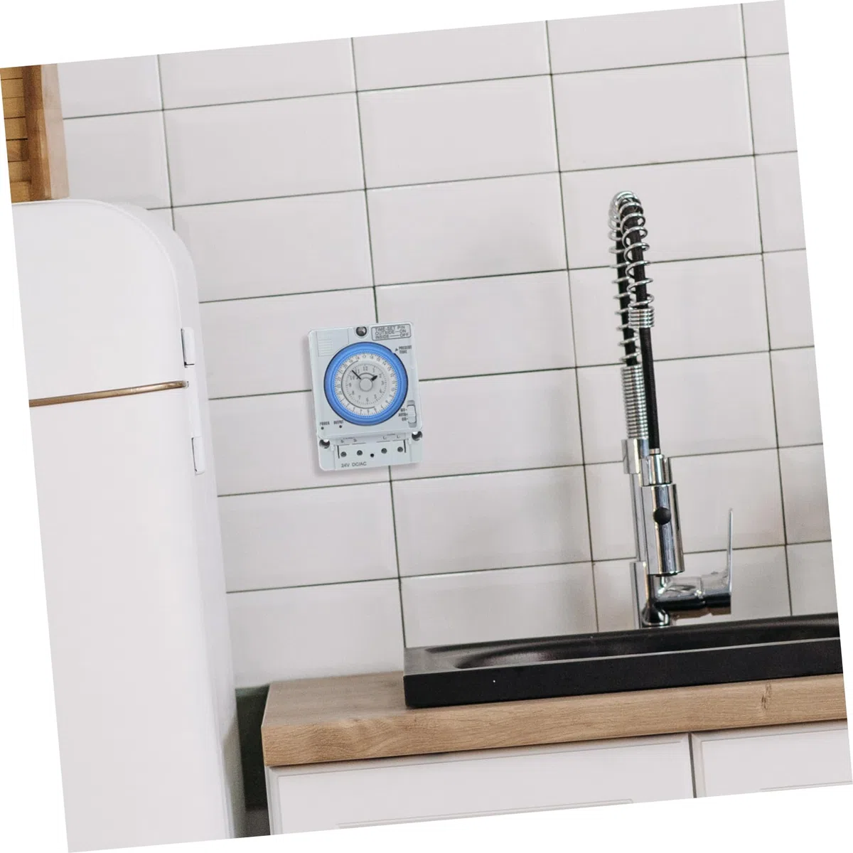 Mechanischer Timer mit Zeitschaltuhr, Pc, Weiß, Einfach zu Bedienen | Backen und Eierkochen, Mechanischer Countdown Timer, Einfache Bedienung Zufälliger Stil