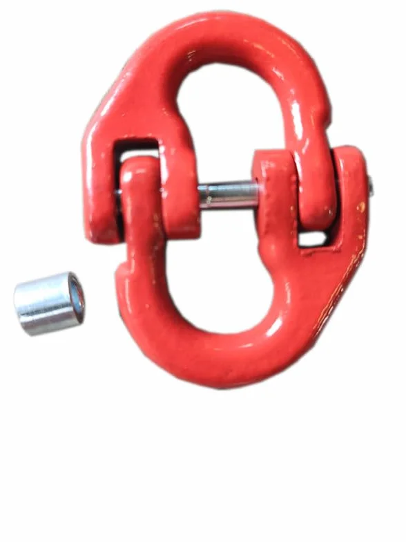 Kettengehänge 4-Strang 8mm x 2m mit Gabelkopfhaken Selbstschließend - Hochfest Anschlagkette - Krankette Verzinkte Robuste Ausführung - Kette Güteklasse 8 für Kräne