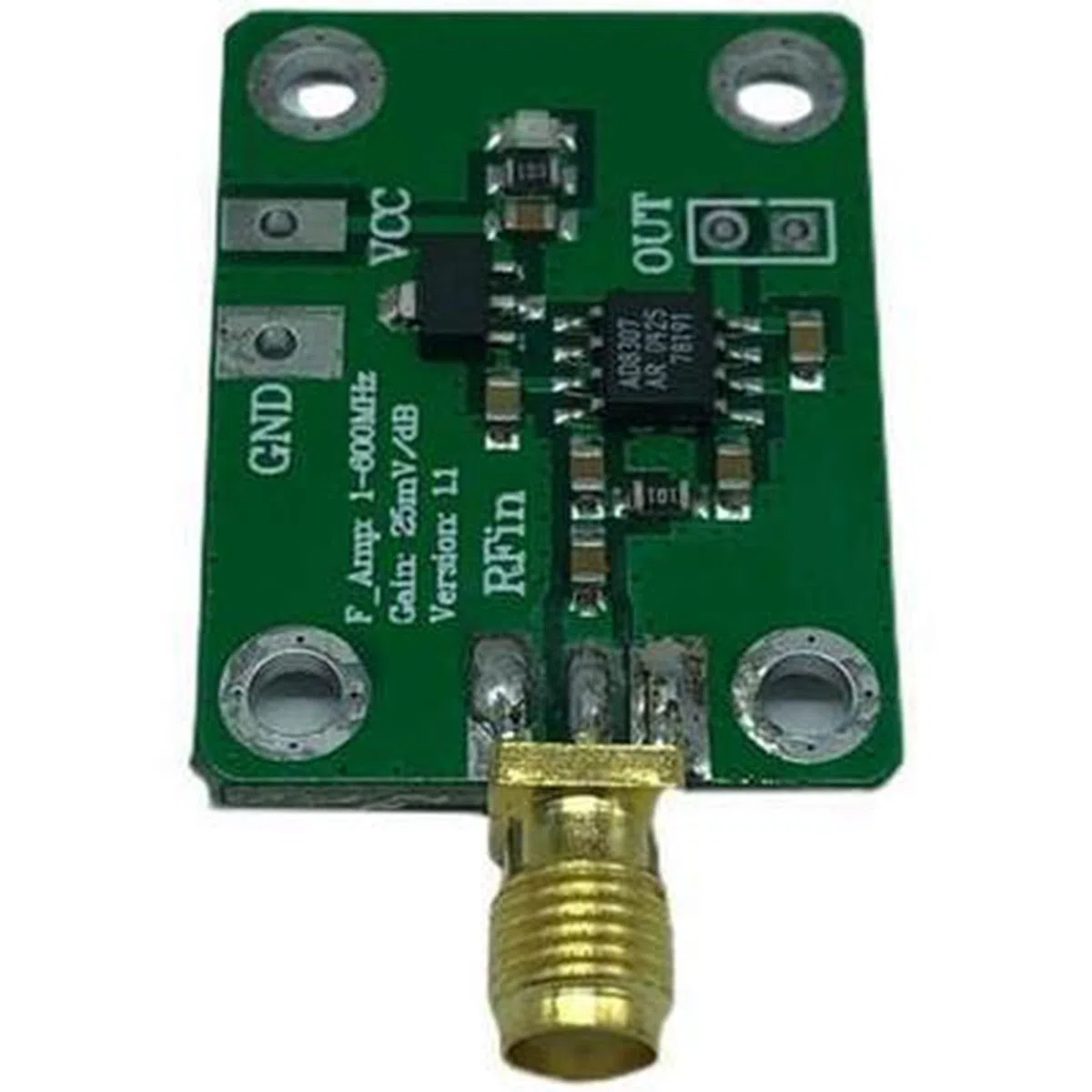 AD8307 HF-Leistungsmesser Logarithmischer Detektor Leistungserkennung 1-600 MHz HF-Detektor-Leistungsmesser