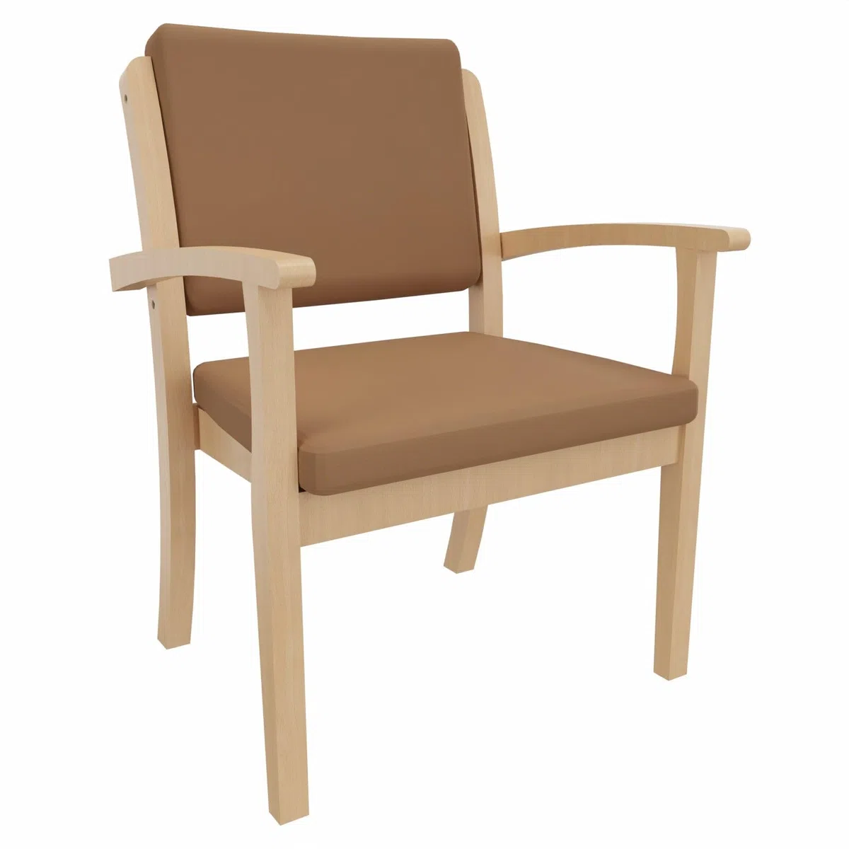 Schwerlaststuhl Alexander XXL – Stuhl mit Armlehnen für Schwergewichtige bis 250 kg – 49cm Sitzhöhe
