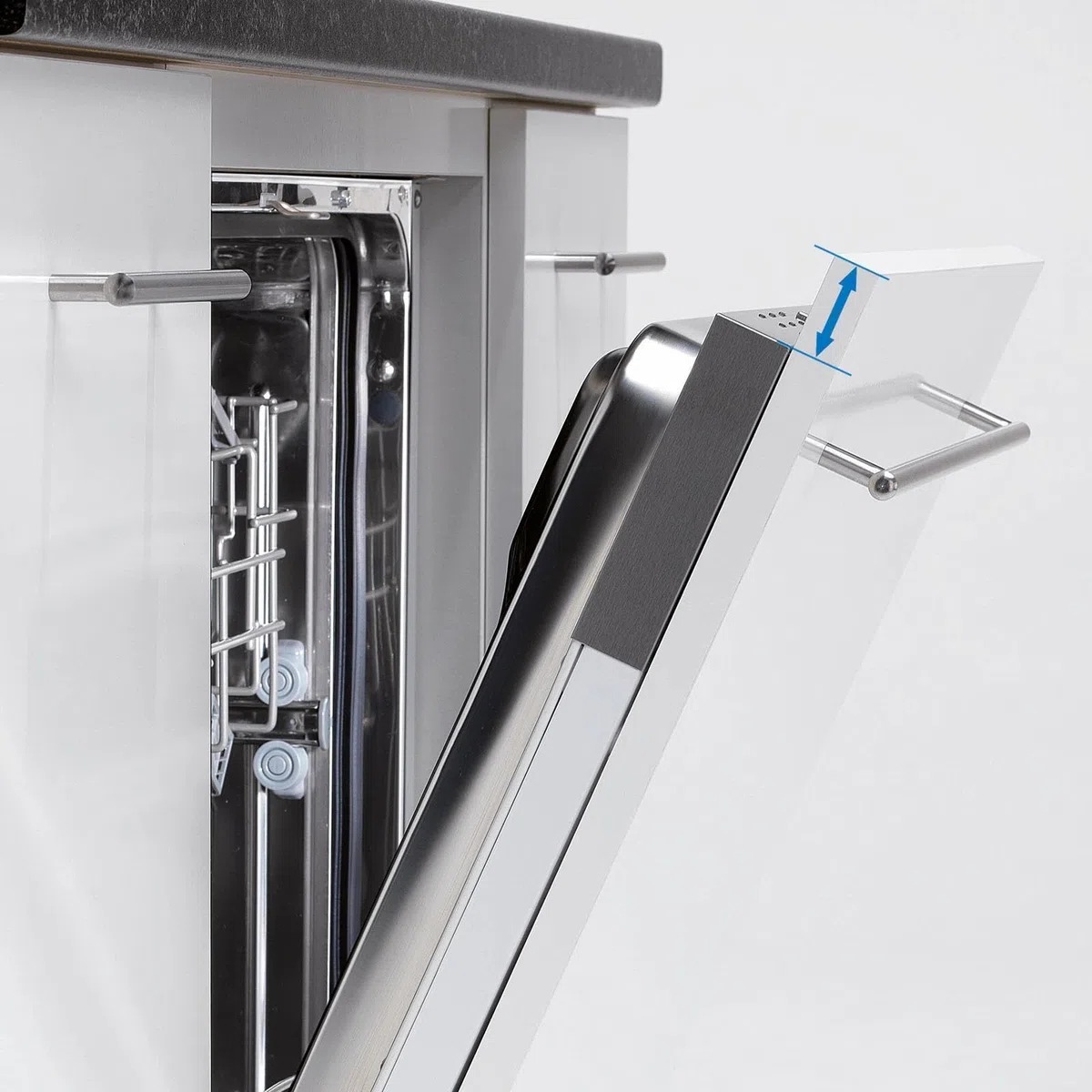 Oranier Einbau Spülautomat 45 cm - vollintegrierbare Spülmaschine mit Besteckablage - 4 Programme - Geschirrspülmaschine für 10 Gedecke - GSV345