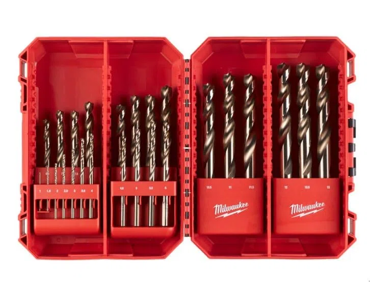 Milwaukee HSS-G 4932493868 Kobalt-Metallbohrer-Set, 1-13 mm, 25-teilig