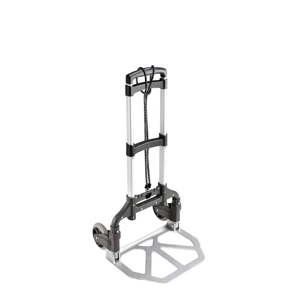 Adam Hall Accessories Porter - Zusammenklappbare Sackkarre mit verriegelbarem Ausziehgriff, AHPORTER, Silber Schwarz, 1000 mm