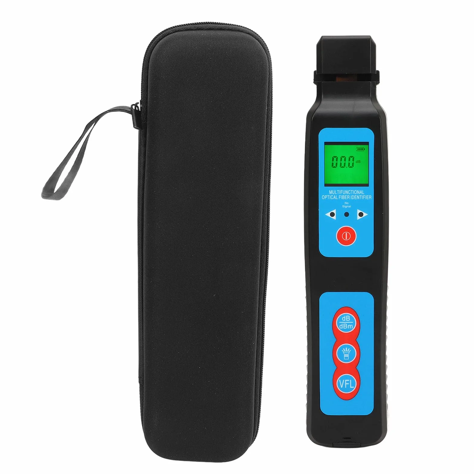 Glasfaser-Identifikator, Glasfaser-Tester, 800–1700 Nm VFL-Rotlichtquelle, 10 Km Reichweite, 270 Hz, 1 KHz, 2 KHz, Optisches Faser-Leistungsmessgerät
