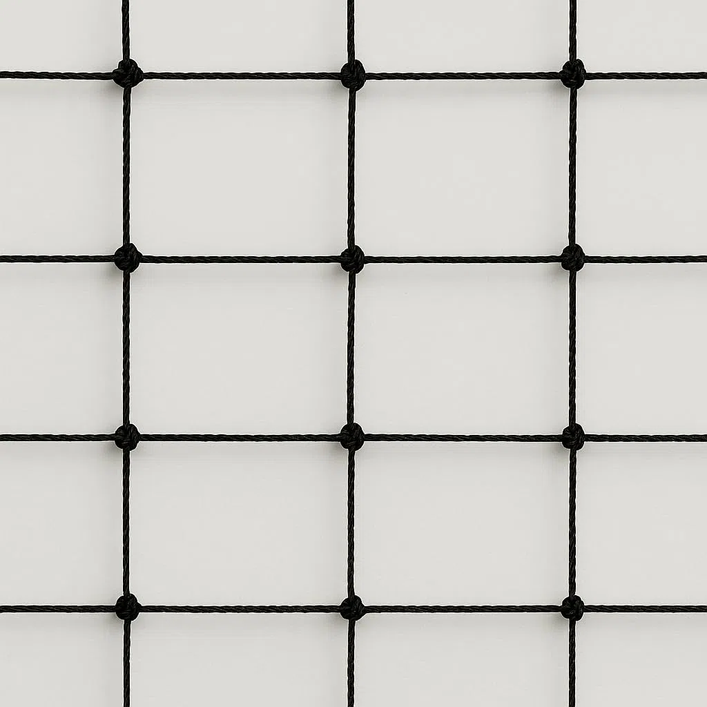 Taubenschutznetz Vogelschutznetz 5 cm Masche 1,2 mm Fadenstärke Schwarz über 100 Größen zur Auswahl von 4 m x 4 m bis 20 m x 50 m (4 m x 17 m)