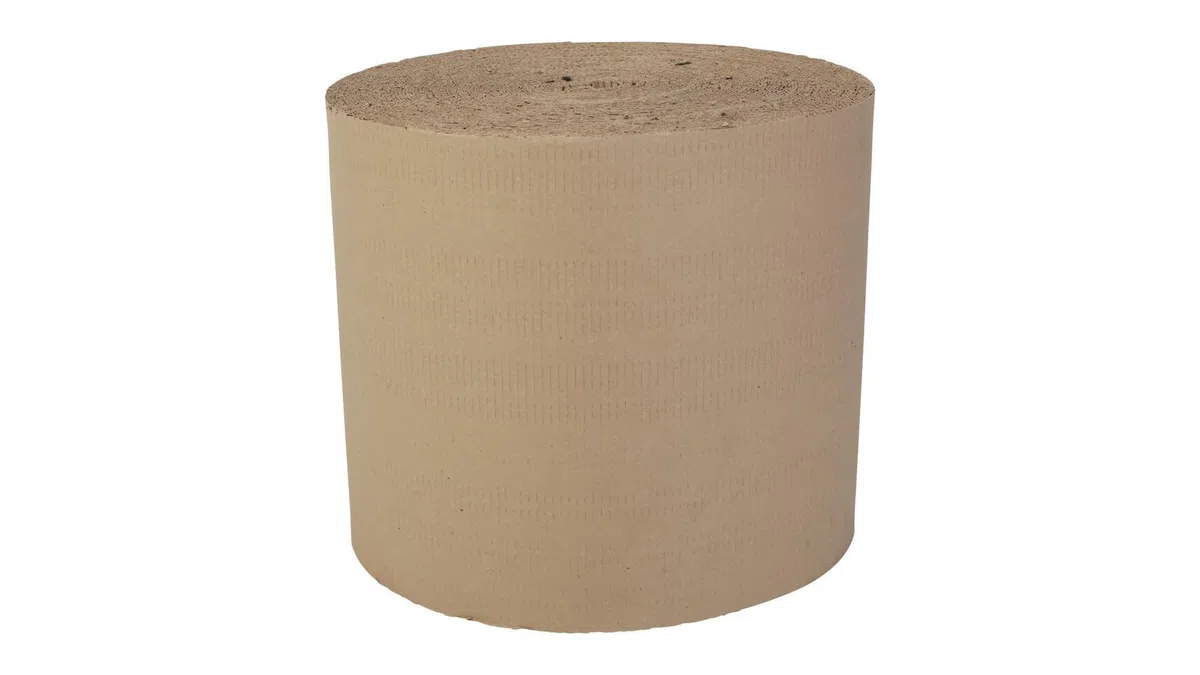 packster 4x Rollenwellpappe Wellpapprolle 50cm 70lfm Braun C-Welle Wellpappe Verpackungsmaterial für sicheren Versand & Lagerung