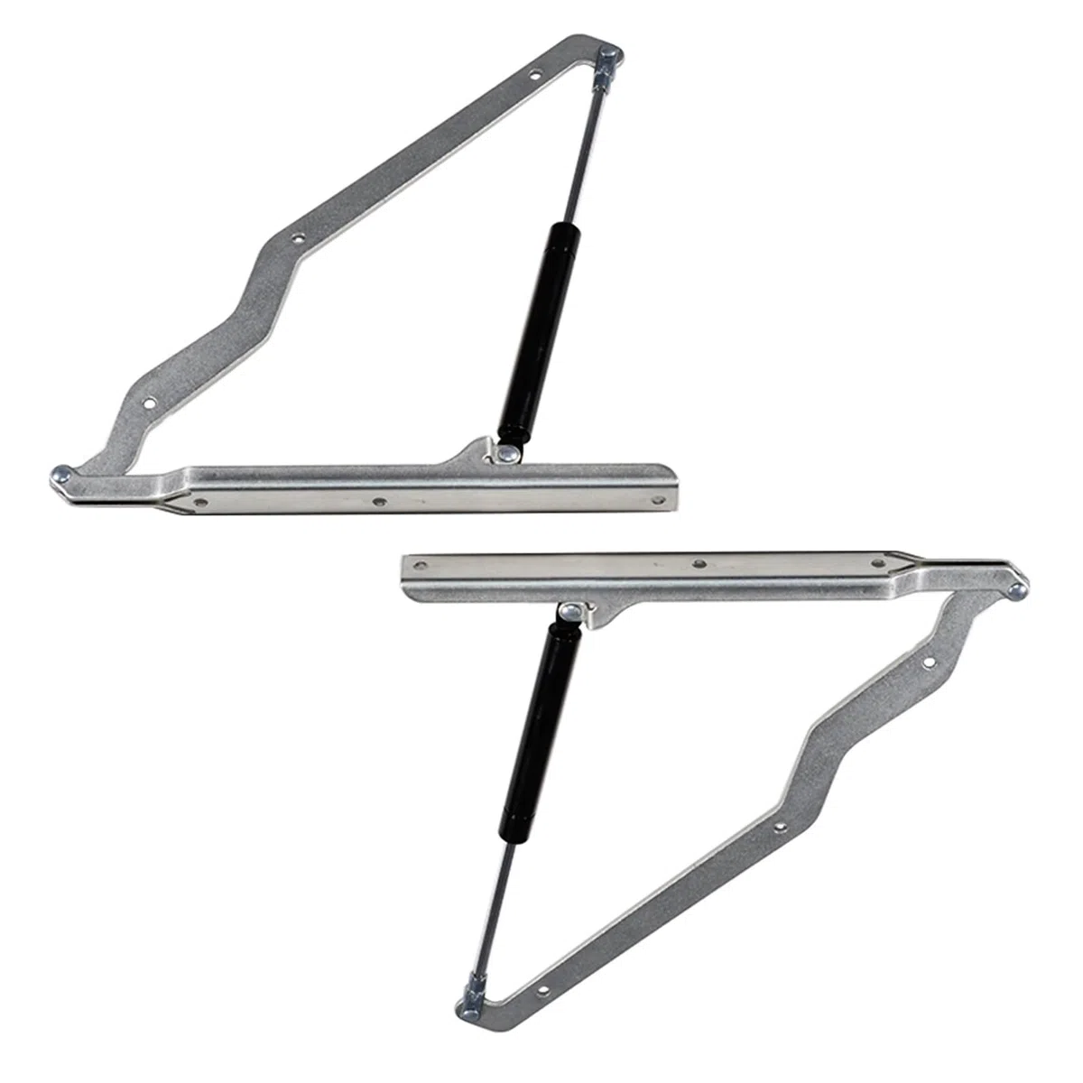 2xHydraulische Kolben-Gasdruckfeder 200N Hydraulikkolben Scharnier Deckel Schließen Halterung Ersatz Kompatibel mit Keter Store It Out Premier XL Grande Store Jumbo Mülltonnenbox Scharnier