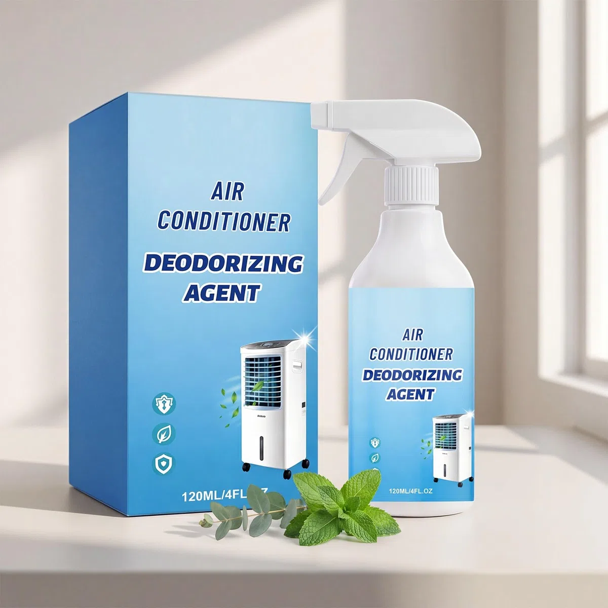 Schäumende Klimaanlage Reinigungsspray, keine Demontage Klimaanlage Ventilator Schaum Reiniger schäumend, No-Rinse Verdampfer Spule Reiniger Geruchsentferner, Haus Hotel Büro Wohnzimmer Auto (5pcs)