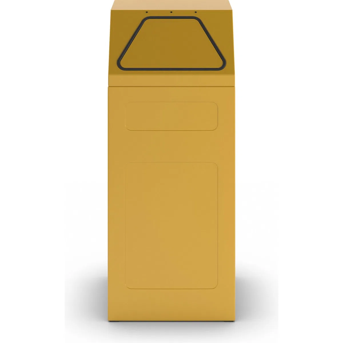 Betriebsausstatter | Wertstoffsammler | Feuerhemmend, Volumen 65 l, BxHxT 400 x 960 x 380 mm, gelb RAL 1003