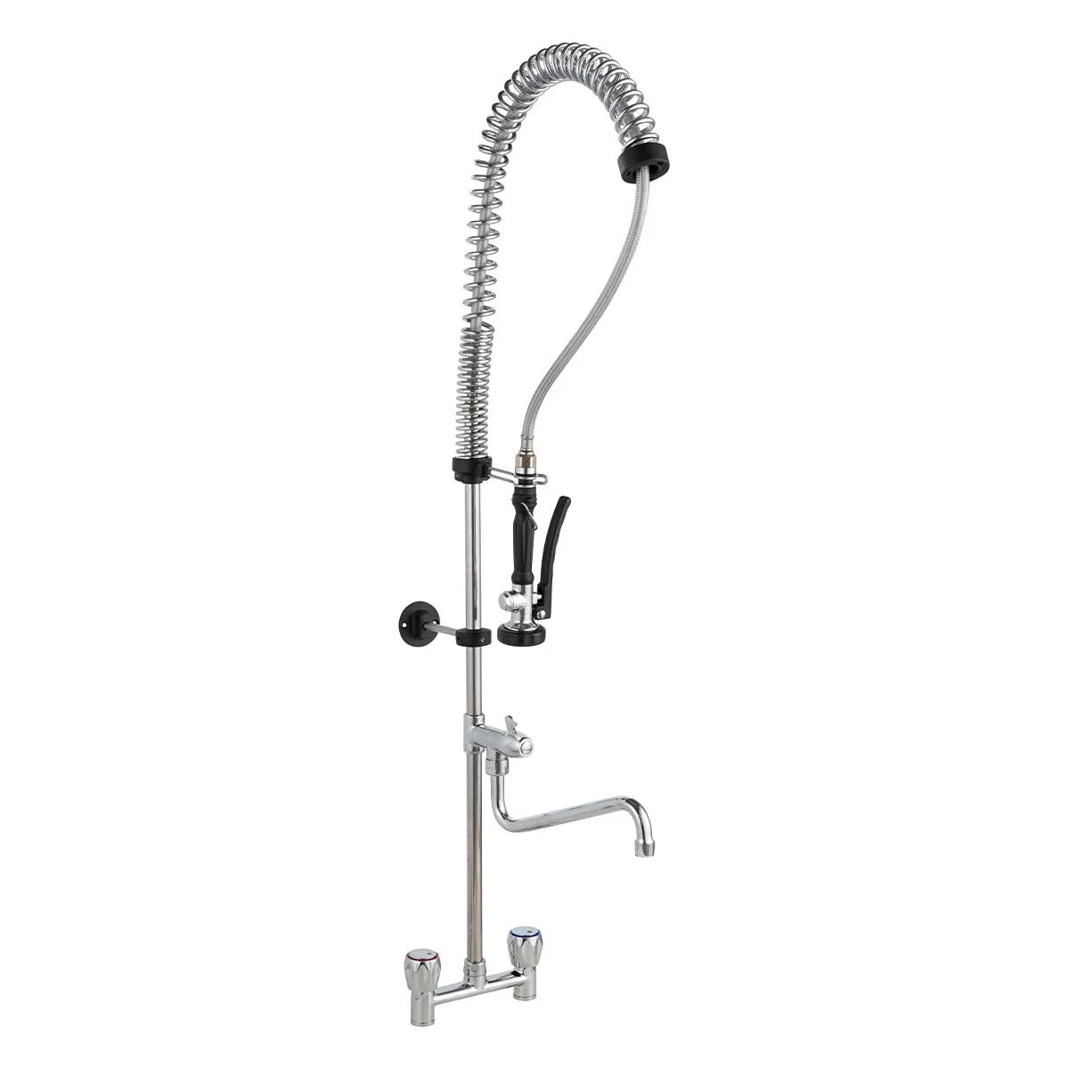 GastroHero Zweiloch Geschirrwaschbrause Profi 100 + Mischbatterie Gastronomiebedarf