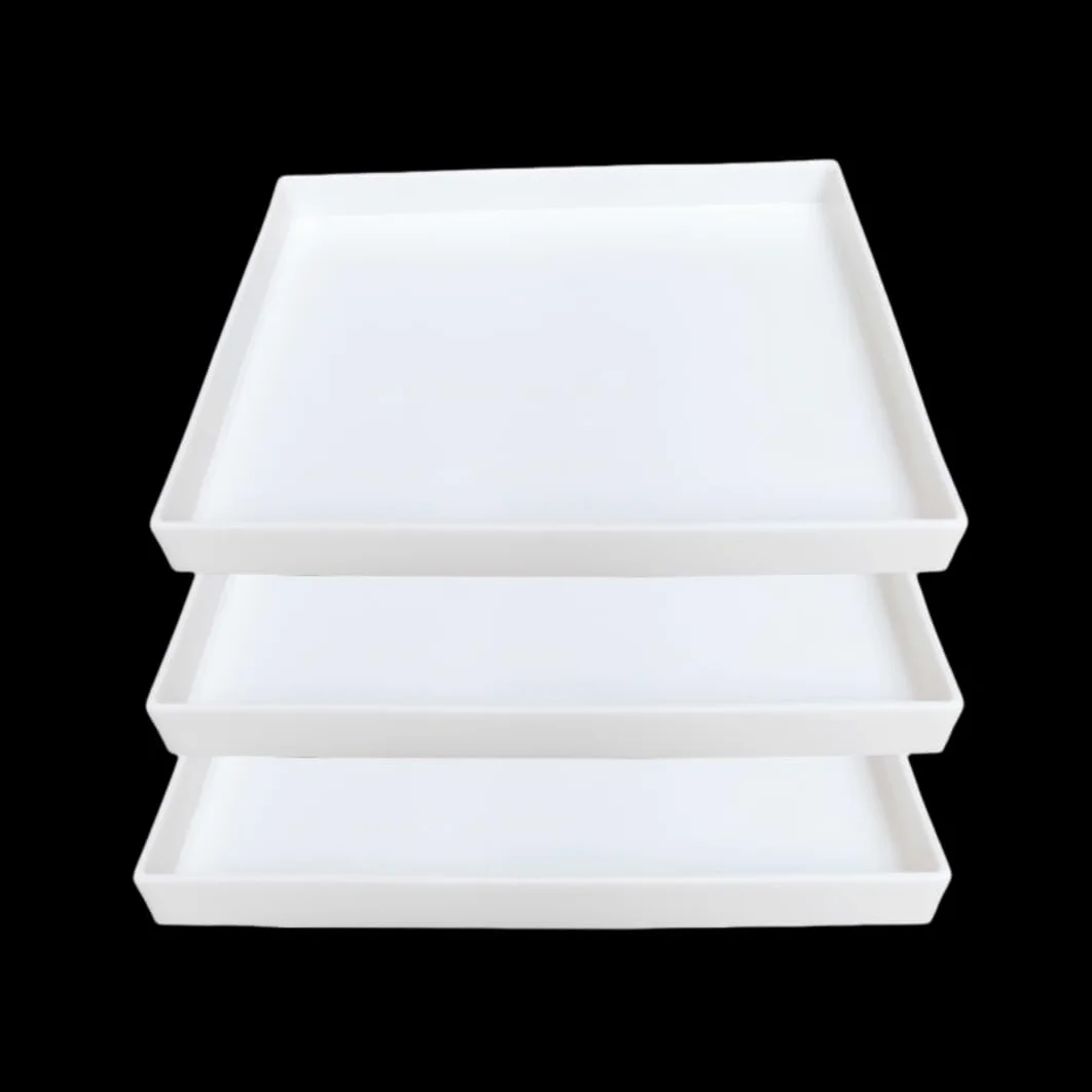 Langlebige PP-Polypropylen-Tabletts for den Laborgebrauch – säure- und laugenbeständige Kunststofftabletts for Reagenzien(90 * 50 * 5cm)