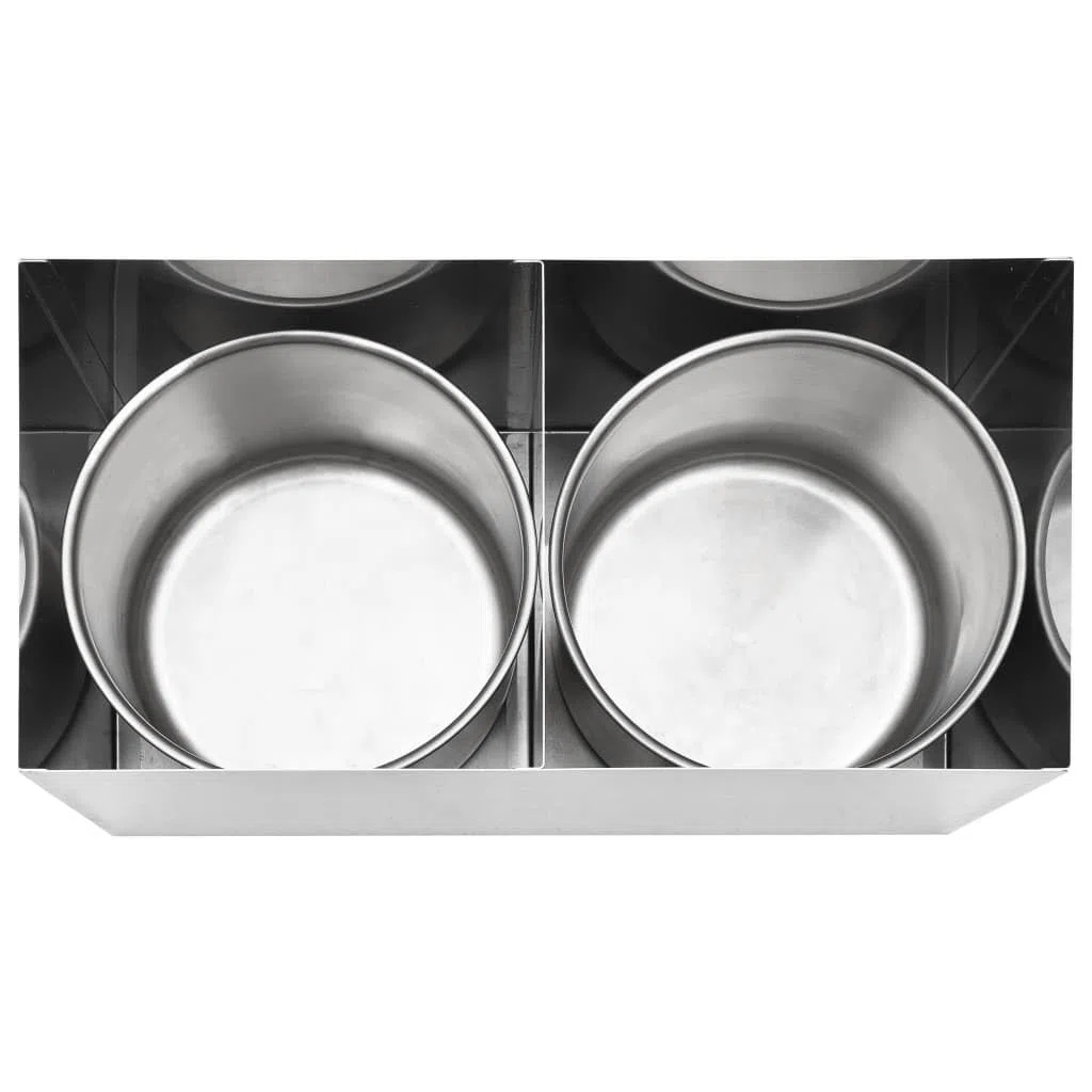 vidaXL Saucenspender Gastro Gastronomie Pumpspender Senfspender Dosierspender Soßenspender Ketchupspender Mayo Spender Edelstahl 2x3,5L