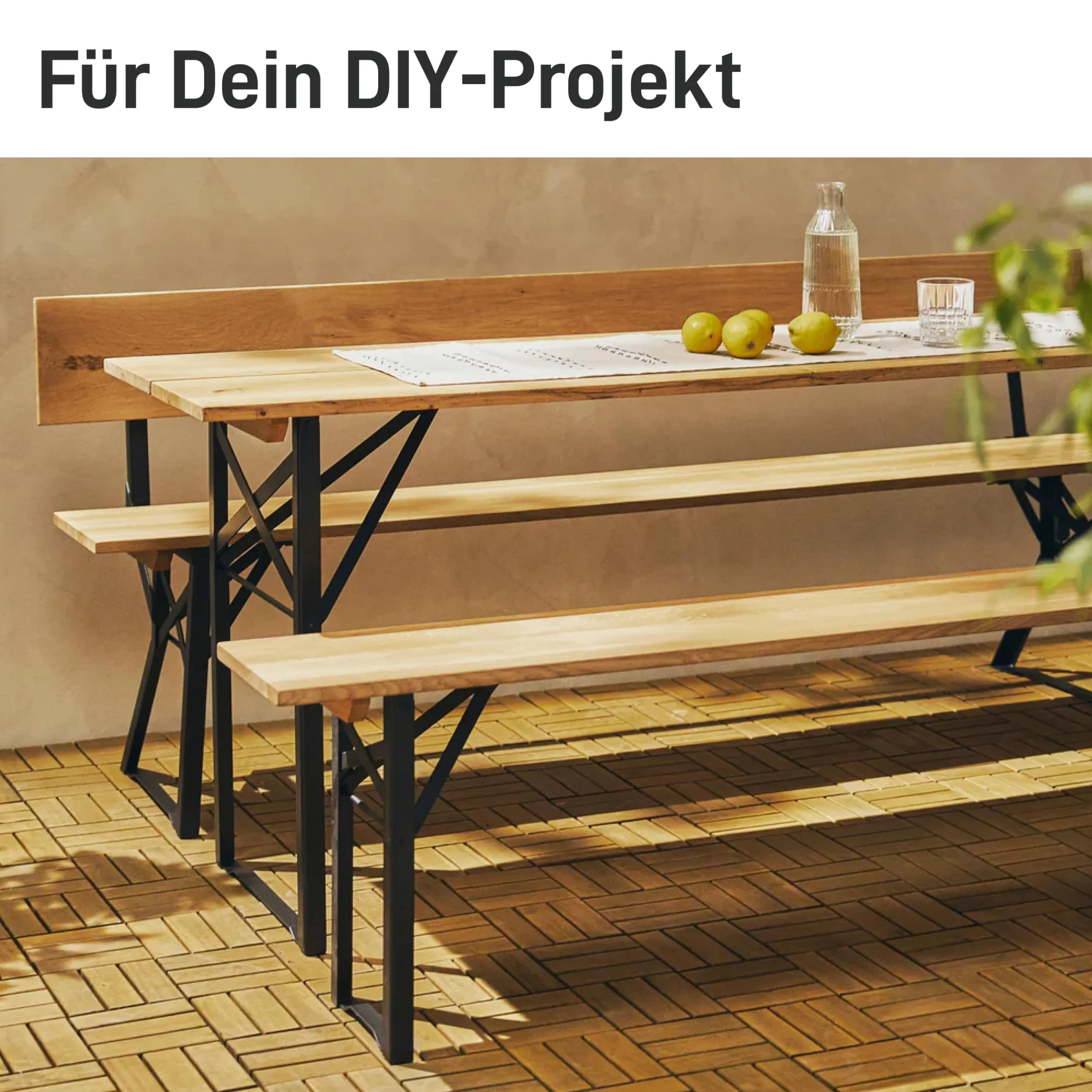 Natural Goods Berlin 2er Set Stehtisch Gestell klappbar (Dunkelrot, 105x43 cm) – Metall Tischbeine im Kastenprofil für Stehtische – Stabiles Tischgestell für Garten, Terrasse & Camping