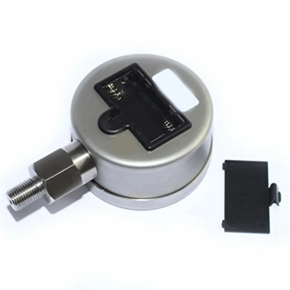 ZYWUOY Digitales Manometer, Edelstahl, Intelligente Digitalanzeige, Vakuum, Hydraulik-Manometer, Tester