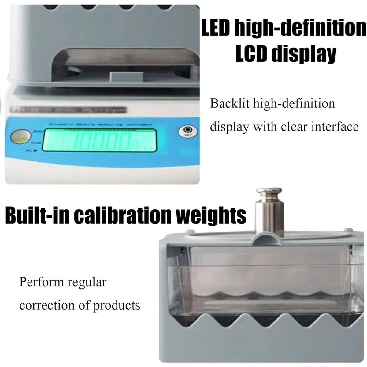Digitaler elektronischer Analysegerät für Goldreinheit, max. 600 g Gewichtskapazität für genaue Goldqualitätsbewertung und -prüfung