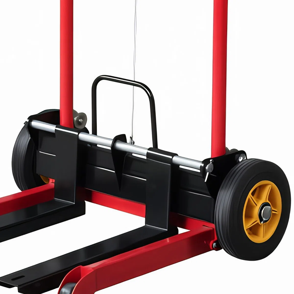Hubwagen 200 kg Handkurbel-Stapler, faltbarer Gabelstapler for Lagerbeladung gabelstapler