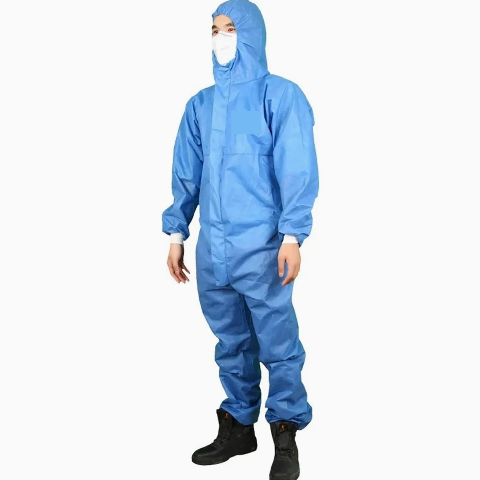 Schutzoverall Anti-Strahlung Anti- Arbeit Anti-Chemikalien Anzug Spray Farbe Anti-Statik Labor Kleidung(Medium)