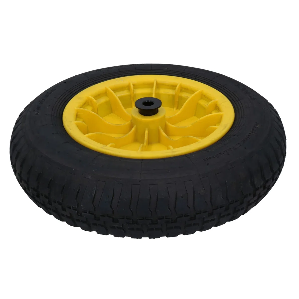 Schubkarrenrad, 35,6 cm, maximale Belastung 160 kg, 25,4 mm oder 13 mm Bohrung, 2 Stück