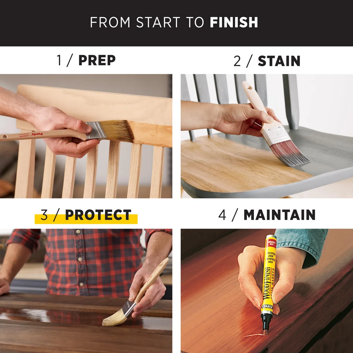 Minwax Helmsman Spar Urethan, Semi-Gloss Finish Int/Ext, Quart