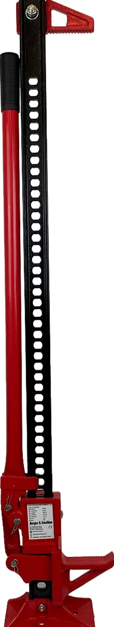 Berger & Schröter 50133 Farm Jack Wagenheber Offroad Traktorhochheber 3500kg Tragkraft, Rot