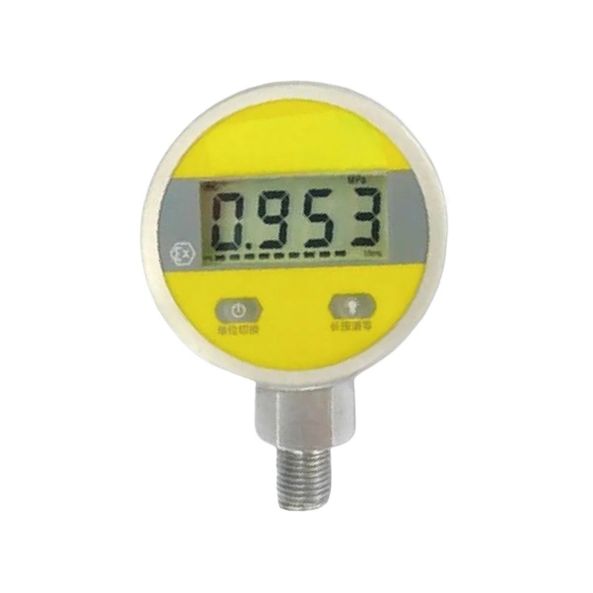 Digitales Manometer, MD-S260 Edelstahl-Manometer mit LCD G1/4 hydraulischem Wassersensor(0-4Mpa)