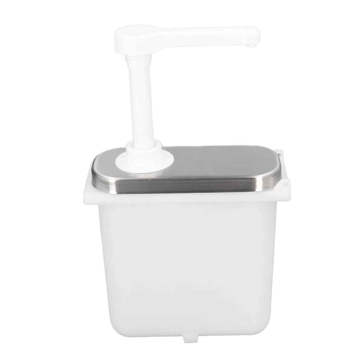 Generic Saucenspender-Pumpe, Langlebiges Küchenwerkzeug für Flüssige Gewürze für Zuhause, Restaurant, Edelstahl in Lebensmittelqualität (5 Pumpen)