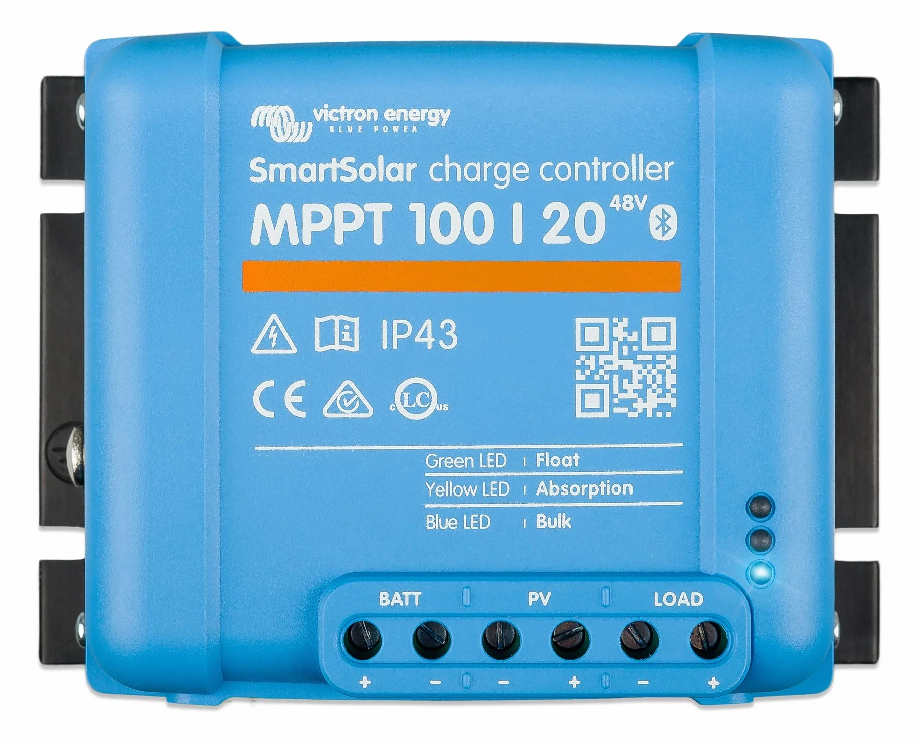 Victron Energy SmartSolar MPPT Laderegler 100/20-48 12V 24V 48V 20A Solarladeregler Bluetooth integriert & enjoy solar 4mm² Profi-Verbindungskabel Solarmodul zu Solarladeregler Anschlusskabel 3m