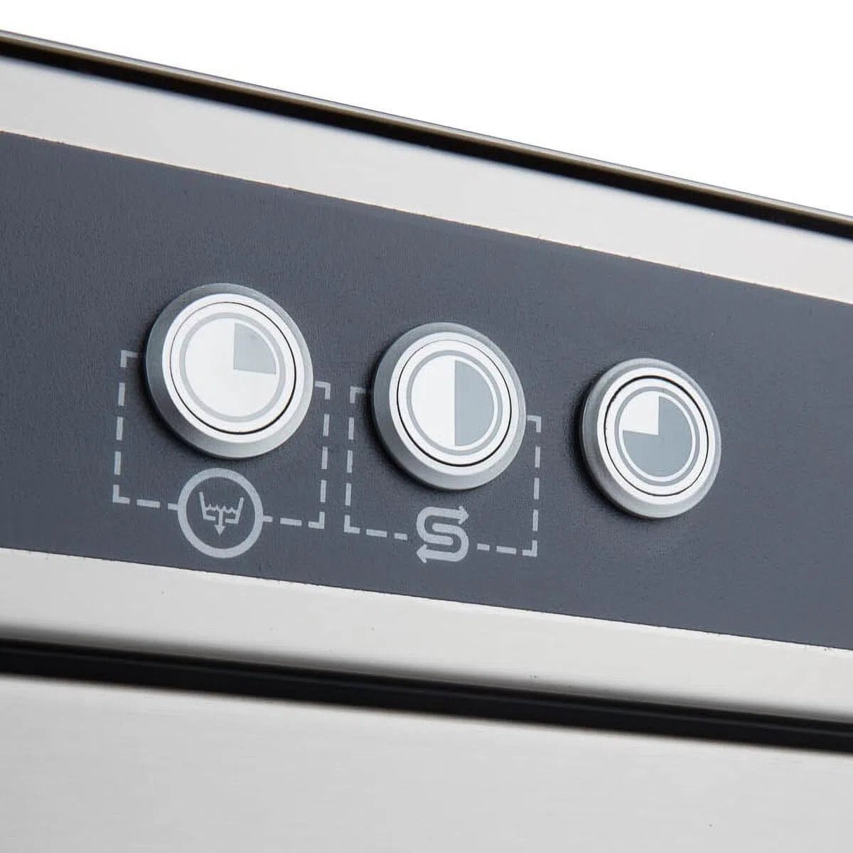 GastroHero ECOLINE-GSM54SLE Geschirrspülmaschine I 400 V Spülmaschine mit Laugenpumpe & Enthärter I Geschirrspüler für Gastronomie I Korbmaß 50 cm