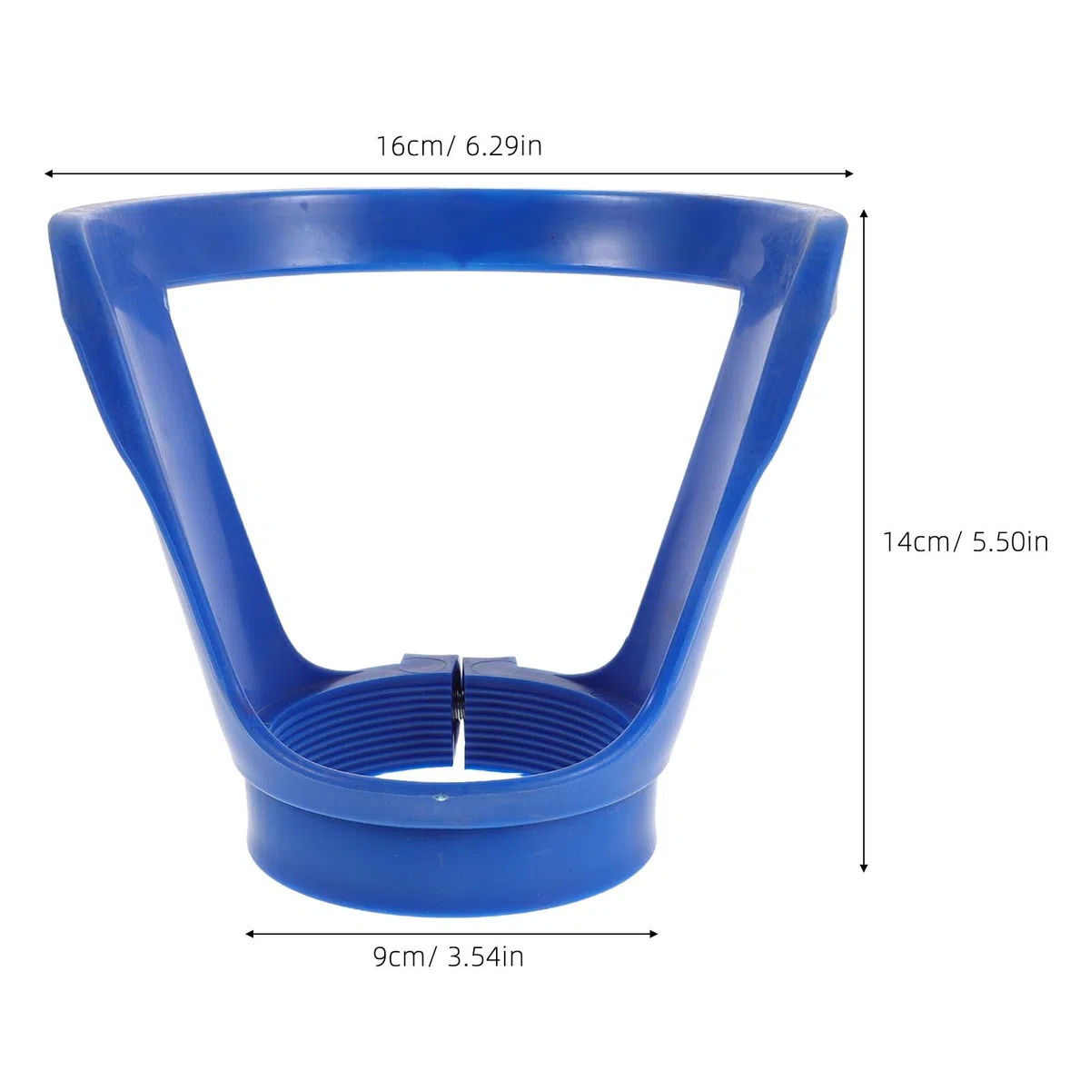 Ventilschutz für Gasflaschen – Schutzkappe für Sauerstoffflaschen aus Kunststoff, Transport-/Staubschutz für Druckgasflaschen, Tragegriff für Schweißgasflaschen (80 mm/3 Zoll)