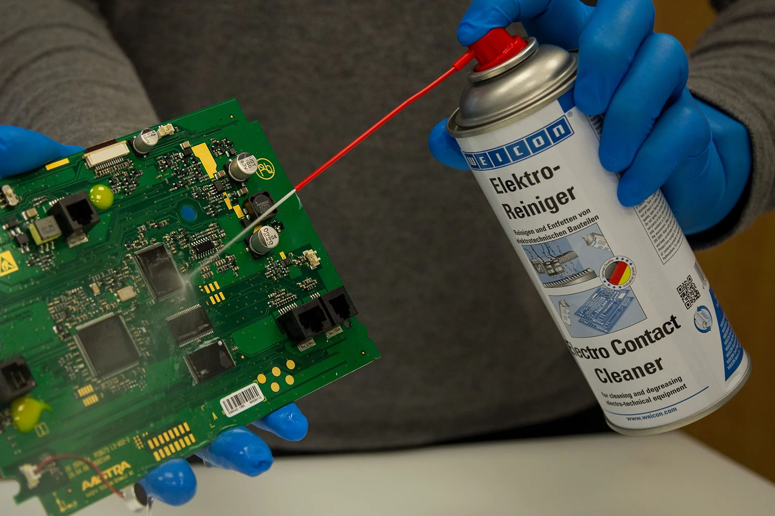 WEICON Elektro-Reiniger 5 L, Kontaktreiniger für Elektronik, Platinenreiniger, Leiterplattenreiniger