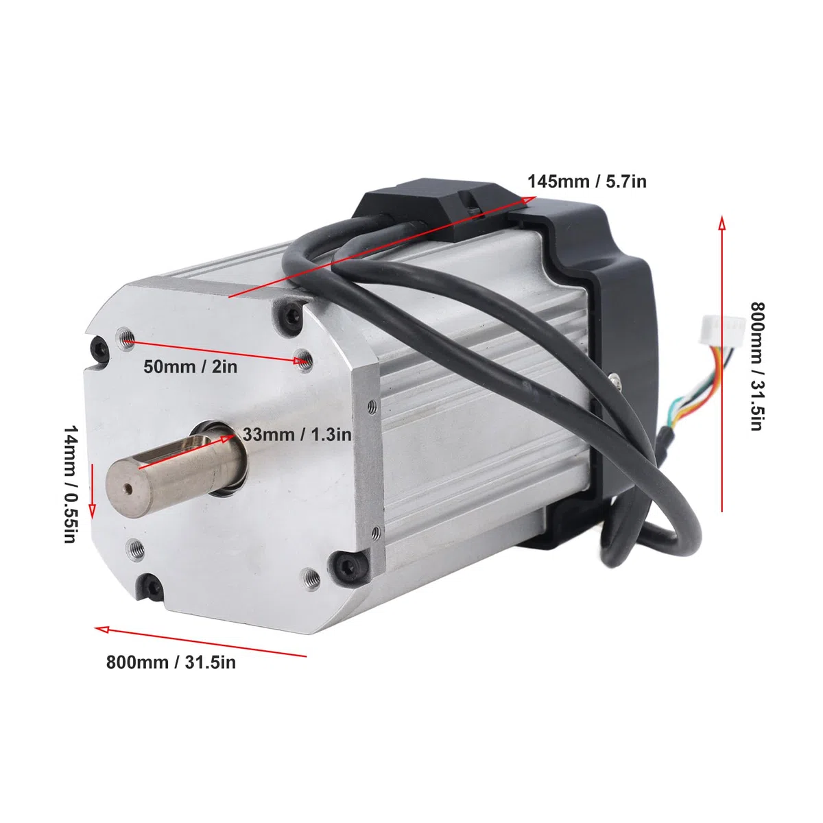 Bürstenloser Gleichstrom-Drehmaschinenmotorsatz, Stabiler Antrieb, Geräuscharm, 1000 W, 4500 U/min, Kompatibel mit MX210-, WM210- und 210x800-Drehmaschinen, Einfaches Design,