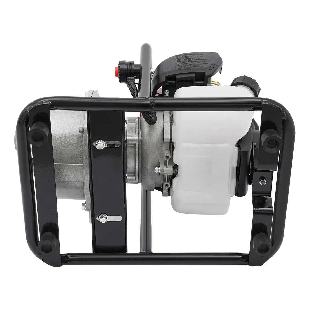 Benzin Wasserpumpe, 4-Takt 1.2KW 38CC Wasserförderpumpe Tragbare Wasserpumpe Einzylinder Benzinwasserpumpe Luftgekühlt Wasserförderpumpe Schmutzwasserpumpen für Tankfüllung, Bewässerung, Sprinkler
