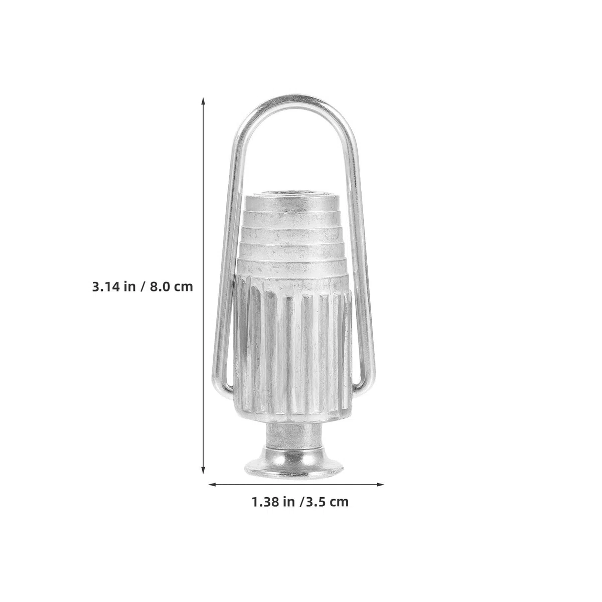 Wäscheleinenspanner Silber 6 Stück aus Aluminiumlegierung Ratschen Wäscheleinenspanner Einfache Installation für Wäscheleinen für Kleidung und Kabel für Innenbereich