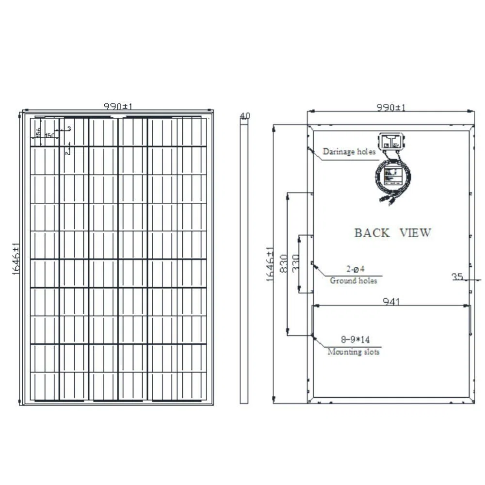 300W Solarmodul monokristallin 4 x 300Watt Hochleistungs-Solarpanel für Solaranlage & Offgrid-Systeme | 12V/24V kompatibel | Wetterfest & langlebig | Ideal für Wohnmobil, Garten & Balkonkraftwerk
