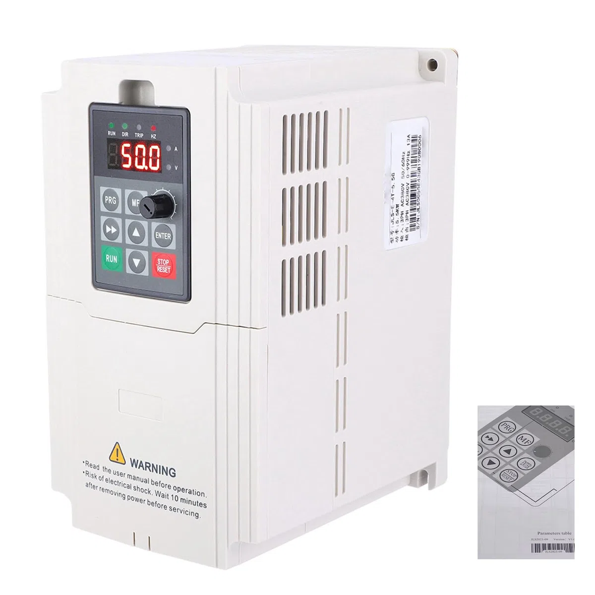 Frequenzumrichter mit 380V, 5,5kW Dreiphasige Motoren Dreiphasiger Eingang 380V Antriebe mit Variabler Geschwindigkeit Wechselrichter VFD Motordrehzahlregler
