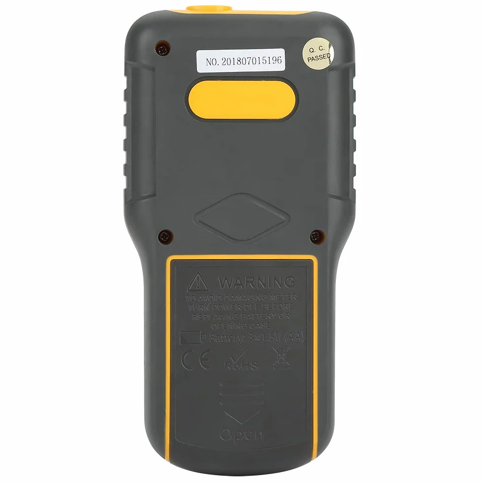 Beschleunigungssensor-Messgerät Digitales Präzisions-Split-Vibrationsmessgerät Kompaktes, rutschfestes Gummigriff Vibrometer für das Labor mit manuellem Kalibrierungsknopf
