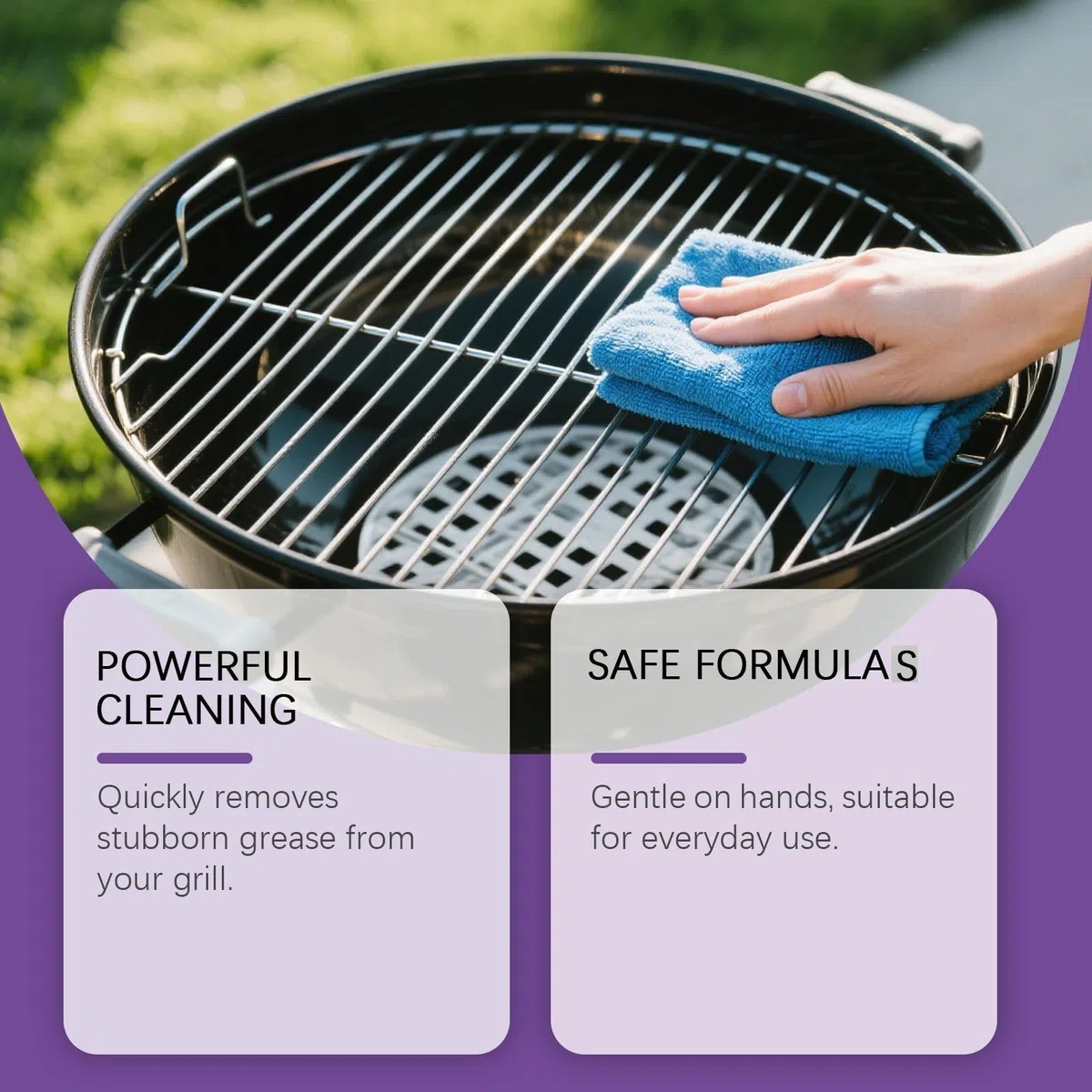 Allzweckreiniger Für Verbrannte Lebensmittel Und Fett, Multifunktionaler Fettentferner Für Außengrill, Grillreinigungsspray Für Die Küche, Easy Off Oven Cleaner Fors Home Cleanering Spray. (4PCS)