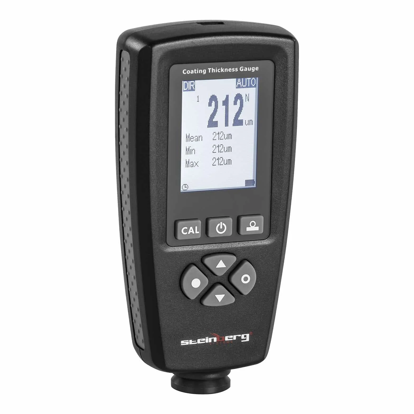 Steinberg Systems Schichtdickenmessgerät Lackschichtenmesser Lacktester SBS-CT-123 Pro (Messbereich 0-5.000 µm, Messgenauigkeit ±2% + 1 µm, Speicherkapazität 320 Messwerte, inkl. Koffer und Zubehör)
