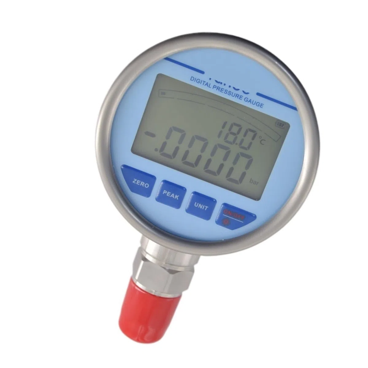 Digitales Druckmanometer, 83 mm Edelstahl-Manometer, Genauigkeit 0,5%(0-4Mpa)