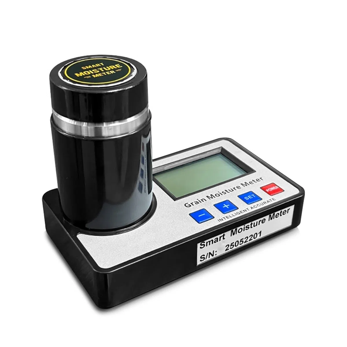 Feuchtigkeitsmessgerät, Intelligentes Getreidefeuchtigkeitsmessgerät, 19 Arten Von Getreide, Hygrometer, Feuchtigkeitsdetektor For Mais, Reis, Weizen, Kaffeebohnen, 8–30% Wassergehaltsanalysator