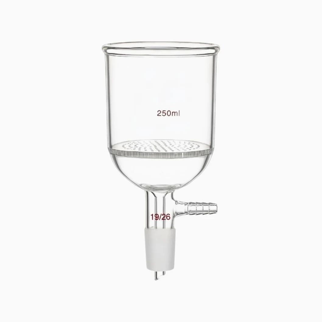 Büchnertrichter mit Poröser Glasplatte Borosilikatglas Vakuum Labor-19/26# 1000ml
