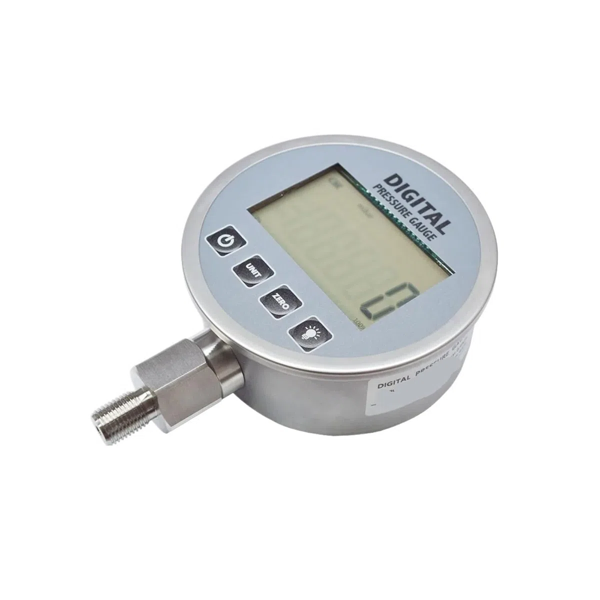 Digitales Manometer, DR3720, Durchmesser 105 mm, Edelstahl-Wasserdruckmessgerät, industrielles Messgerät(0-2.5Mpa)