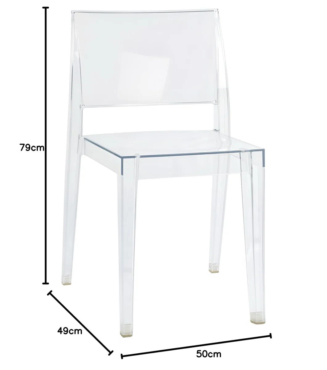 PAPATYA Stühle Esszimmer – Küchenstühle 1er Set & Küchenstuhl Design – Stapelstühle Esszimmer – Esstisch Stühle aus Kunststoff – Belastbar bis 200 kg – Für Terrasse, Balkon & Garten – Innen & Außen