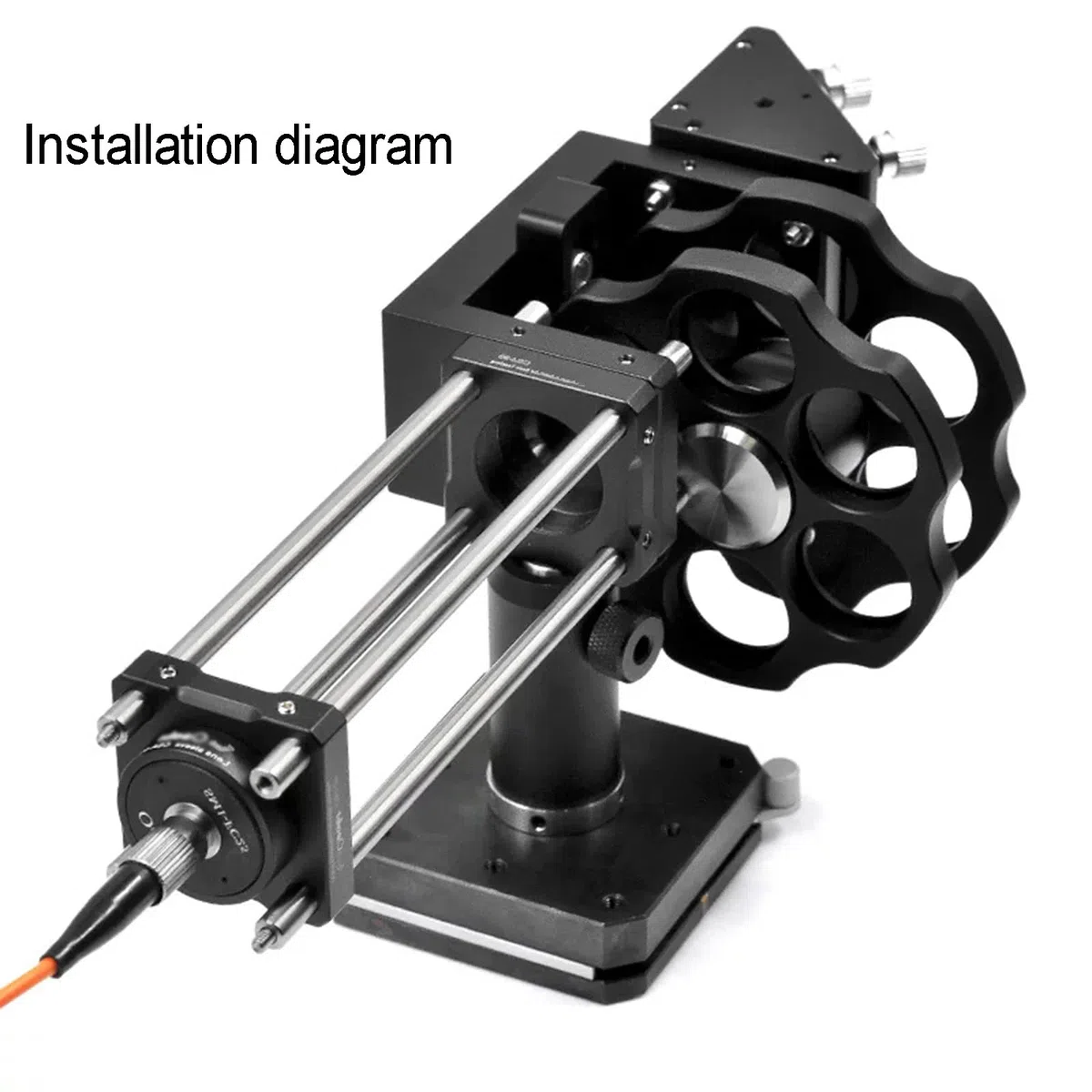 2,5 cm Koaxial-Filterradhalterung mit 6 Positionen und SM1-Gewindelöchern, drehbare optische Laborausrüstung für Forschungsanwendungen