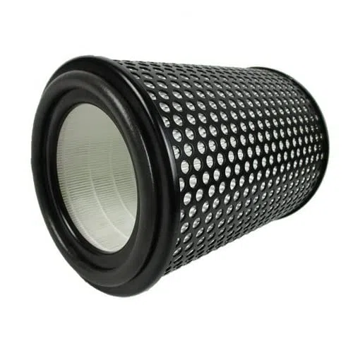 HEPA-Filterbox inklusive HEPA H13 Schwebstofffilter-Patrone | 50mm Schlauchanschluss beidseitig | Made in Germany (mit HEPA H13 Filterpatrone)