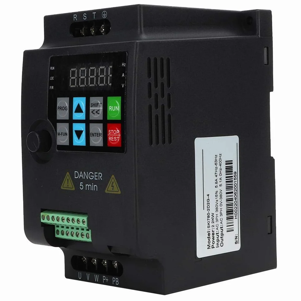 SKI780-2D2G-4 2,2 kW 380 V 3 Phasen Eingang & amp; Ausgang Mini Universal Motor VFD Frequenzumrichter Wechselrichter