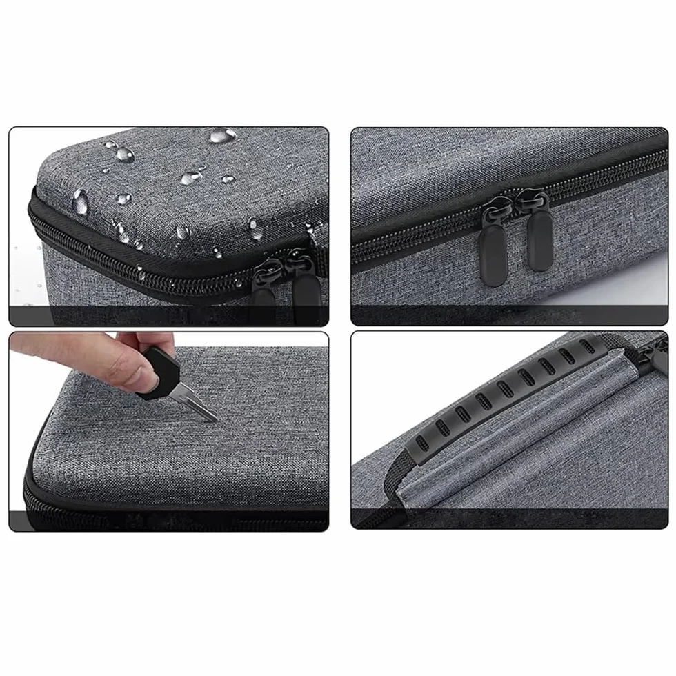 Travel Carrying Bag for Xiaomi Mijia Car Air Pump 2 pro Inflatable Box Electric High Pressure Air Pump Protective Storage Case (Black)