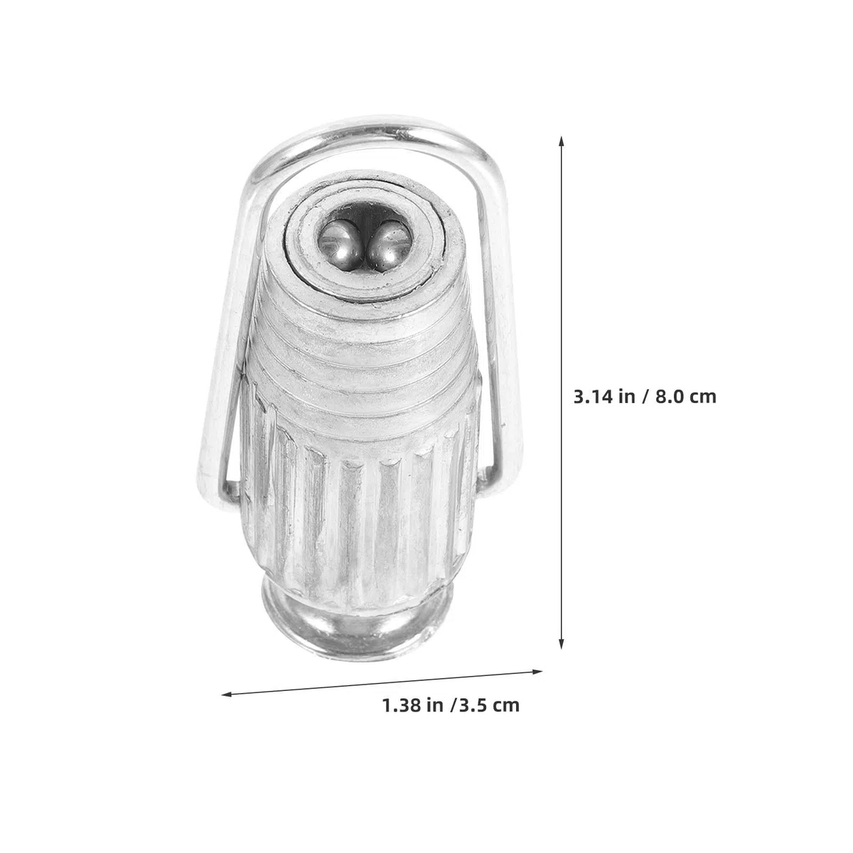 Generisch Wäscheleinenspanner Einfache Spannungsanpassung 6 Stück aus Aluminiumlegierung Wäscheleinenversteller Silber für Wäscheleinen und Seile für Terrasse und Außenbereich