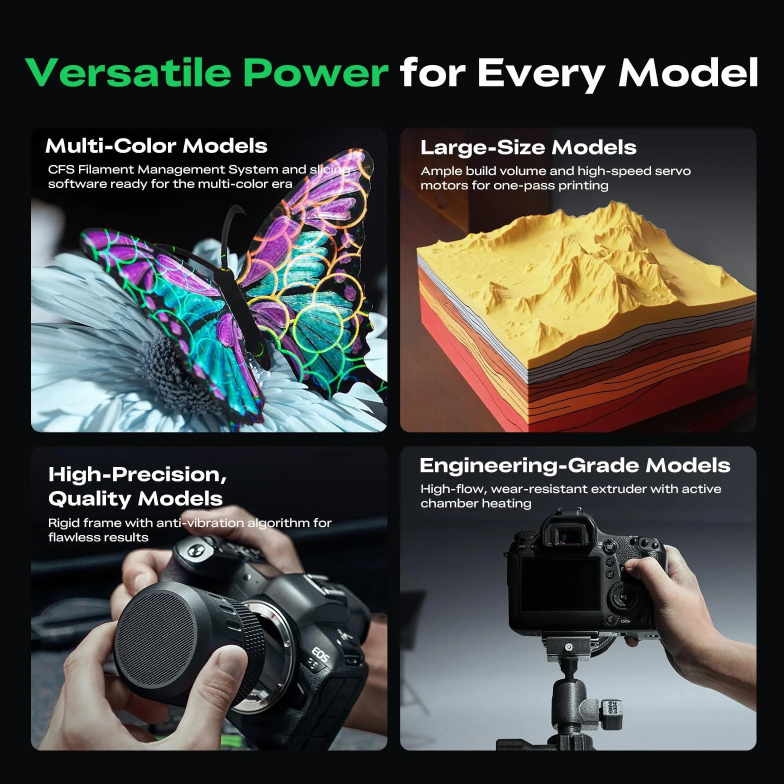 Creality K2 Pro Combo 3D-Drucker mit CFS – Multicolor-Druck, 600 mm/s Höchstgeschwindigkeit, Auto Leveling, Dual AI Kamera, aktive Gehäuseheizung & 300x300x300 mm Großes Bauraum
